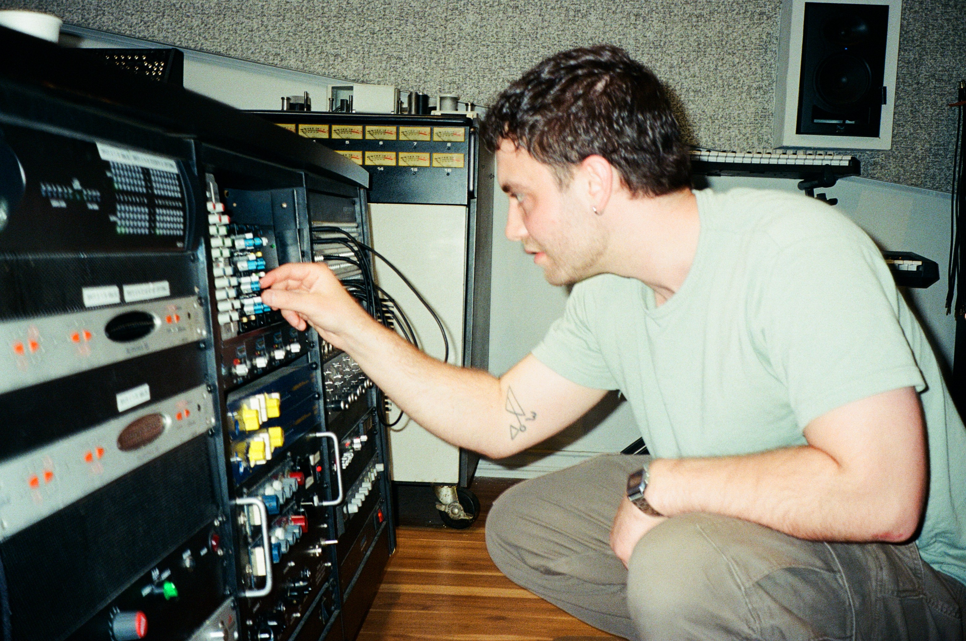 Jesse in the studio